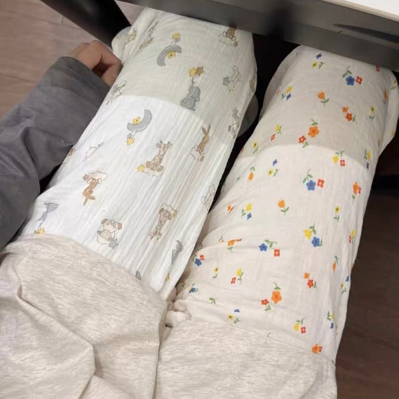 𝐚𝐬𝐡𝐞𝐱𝐢𝐧𝐜𝐡𝐚𝐨: Quần dài mặc nhà dáng suông rộng hoạ tiết hoa và thỏ