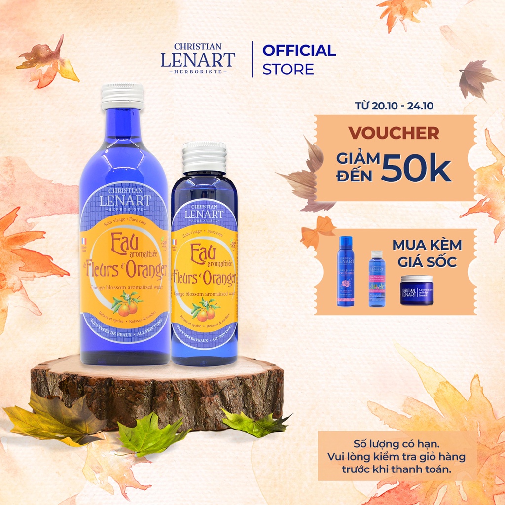 Toner Làm Sáng Và Đều Màu Da Tinh Chất Hoa Cam Đắng Dành Cho Da Khô Christian Lenart - 100ml 200ml