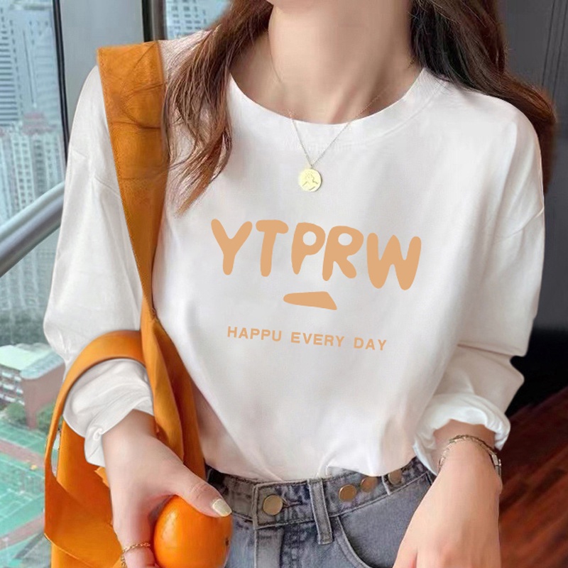 NRVP Áo Thun Nữ Dài Tay Thời Trang Hàn Quốc 2023