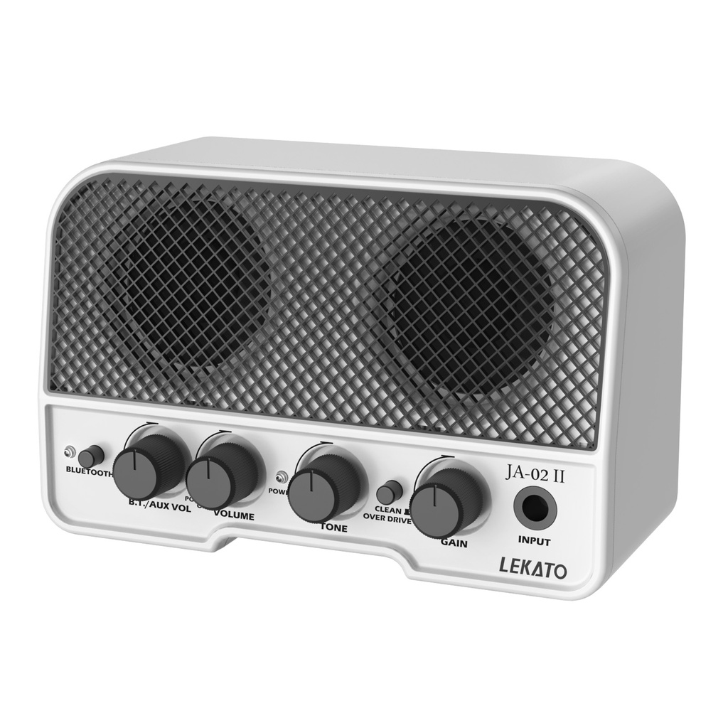 Bộ Khuếch Đại Âm Thanh Đàn Guitar Điện Mini LEKATO 5W Kết Nối Bluetooth 5.0 Có Thể Sạc Lại