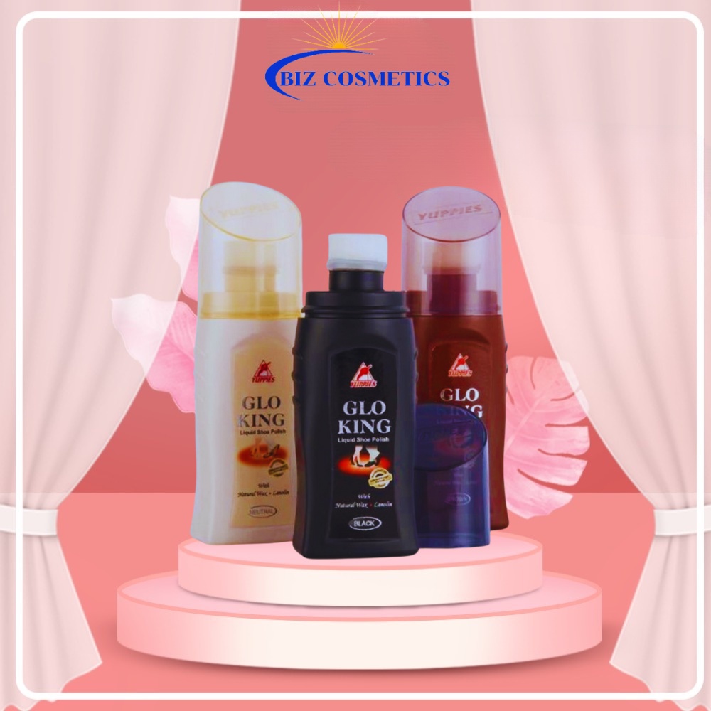Xi nước đánh giày dạng nước Yuppies Glo King 75ml dùng đánh cho giày dép, áo da và các đồ da