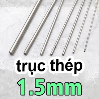 Trục Thép 1.5mm không rỉ đủ kích thước, ti inox, thép không rỉ, thép 304