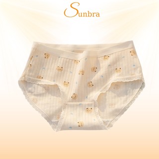 Quần Lót Cotton Co Dãn Thoáng Mát Họa Tiết Siêu Đáng Yêu SUNBRA L133
