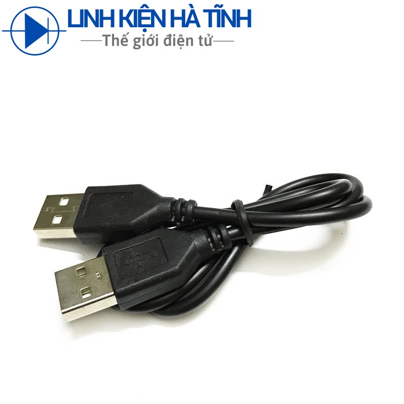 Cáp USB 2 đầu đực 1 mét
