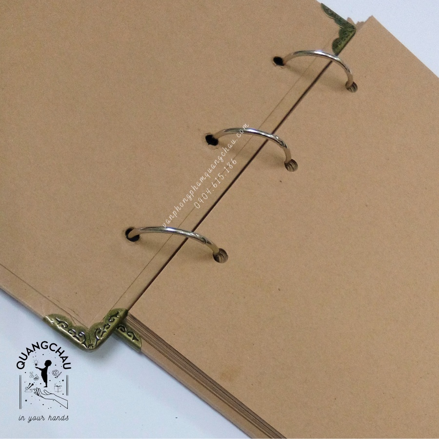 Scrapbook, album trơn tự trang trí