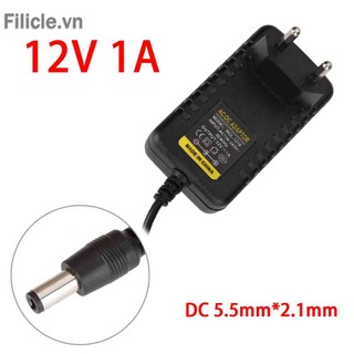 Ac to dc 5.5mm2.5mm 12v 1a switching power supply adapter