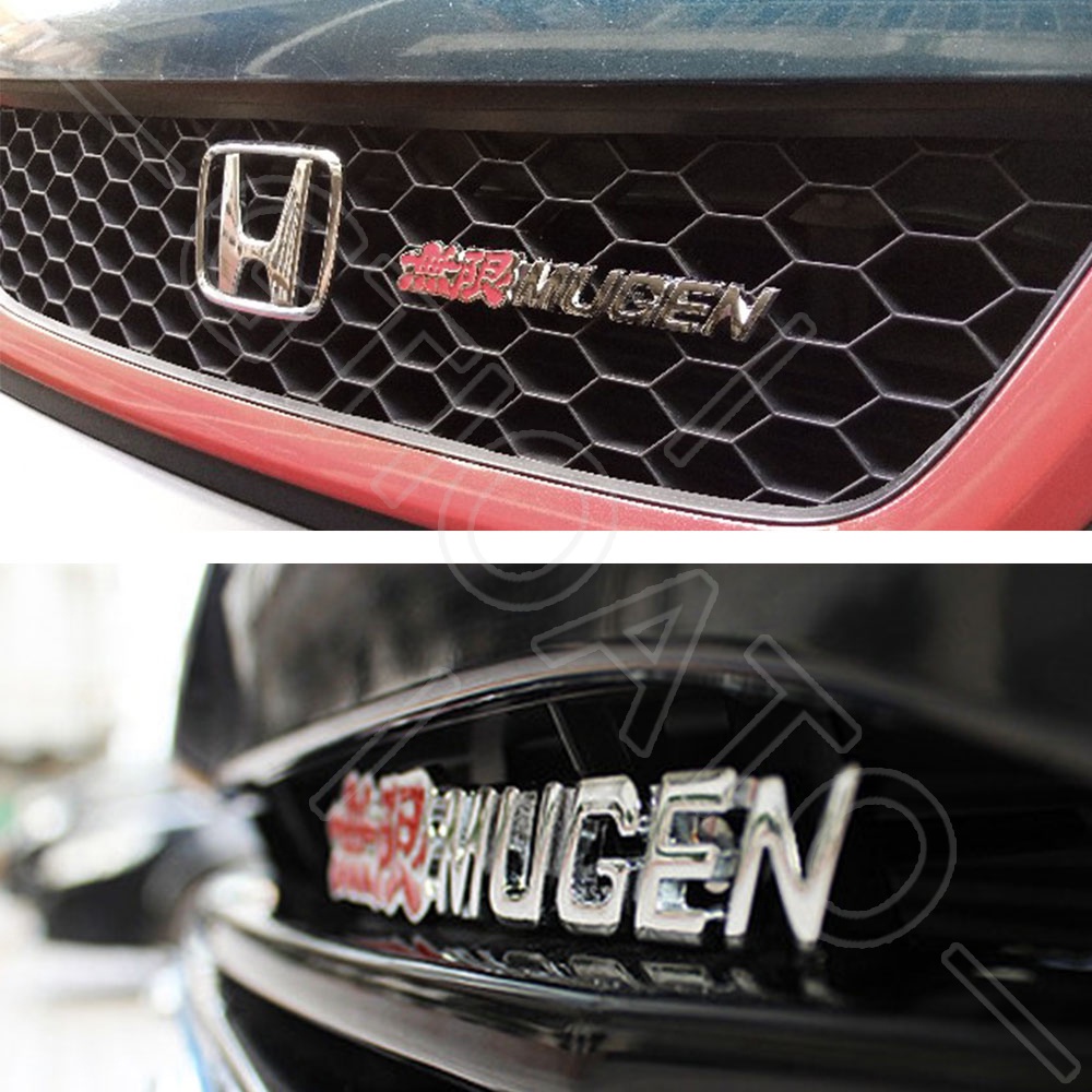GTIOATO MUGEN Biểu Tượng Xe Huy Hiệu Xe Hơi Huy Hiệu Ô Tô Biểu Tượng Xe Hơi Biểu Tượng Oto CảI TiếN Hợp Kim Nhôm Biểu Tượng Ô Tô Mạng Trúng Thầu Phụ KiệN Trang Trí Ô Tô Cho Honda City Brio BRV Jazz Civic