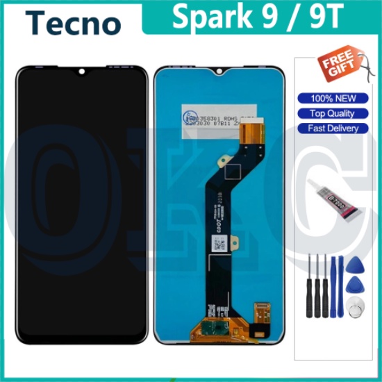 LCD Cho Tecno Spark 9 KH6 Màn Hình LCD Bộ Số Hóa Màn Hình Cảm Ứng Tecno Spark 9T KG5P LCD Thay Thế C
