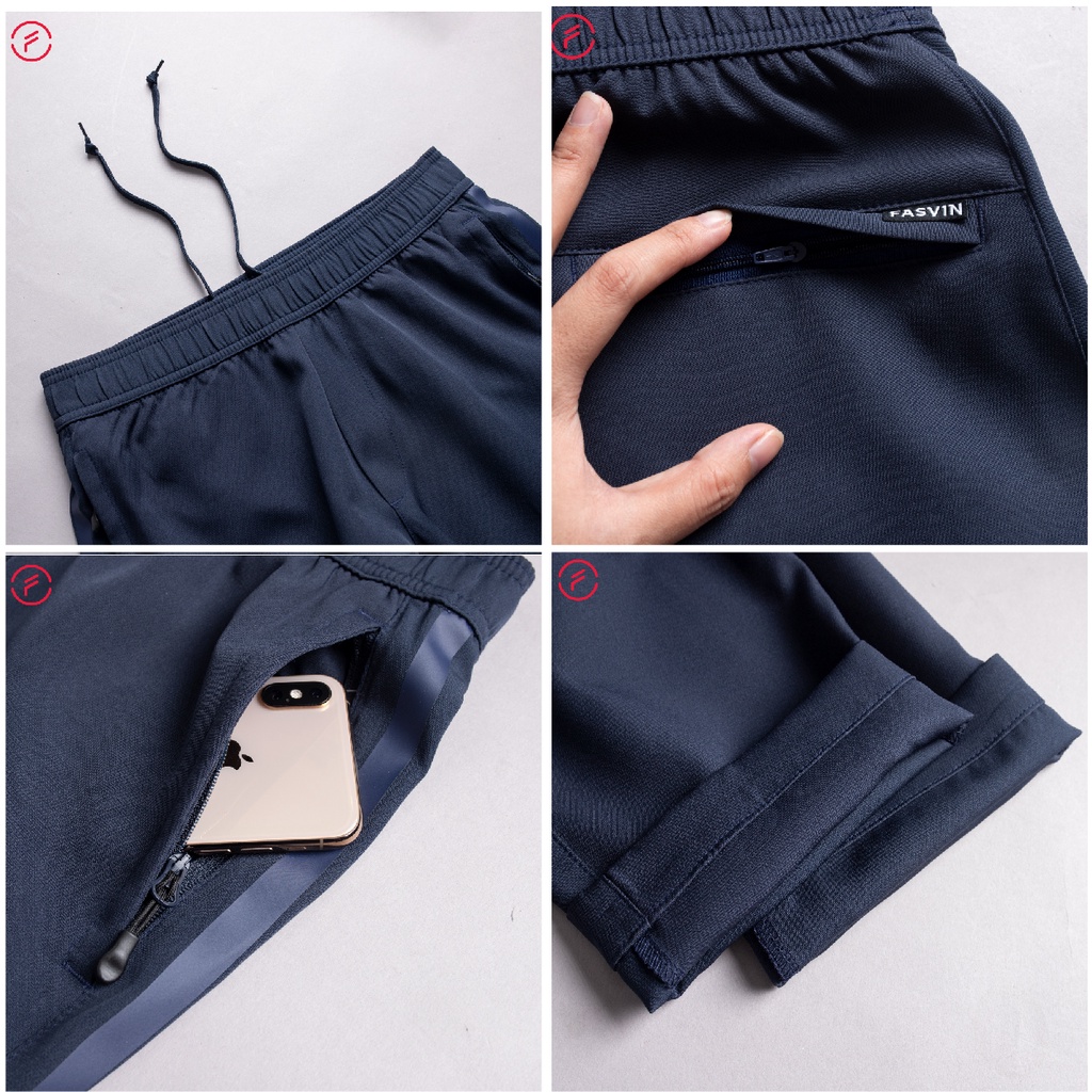Quần Gió Nam FASVIN DC22515.HN Chất Vải Và Phom Dáng Đẹp phù hợp đi chơi thể thao hay mặc nhà