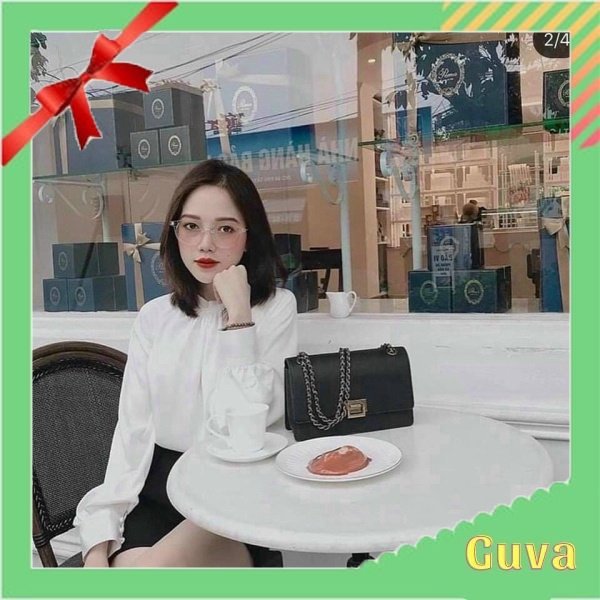 Túi cnk dây xích túi xách nữ đeo chéo hộp da mềm phong cách trẻ trung VG652