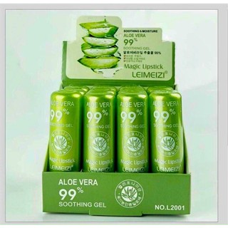 (Combo 2 tSON DƯỠNG MÔI LÔ HỘI CHỐNG NẺ ALOE VERA 99%