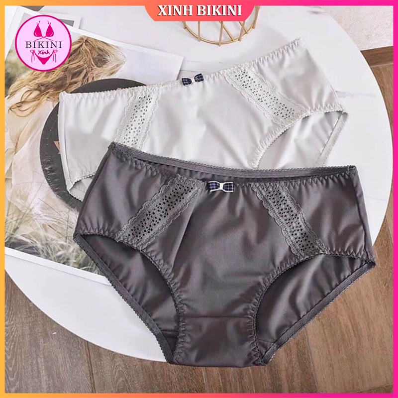 Quần Lót Nữ Su Đính Nơ Xinh Sexy - Quần Lót Đẹp Thông Hơi Thoáng Mát - Che Tên Sản Phẩm - Xinh Bikini - Mã 1581