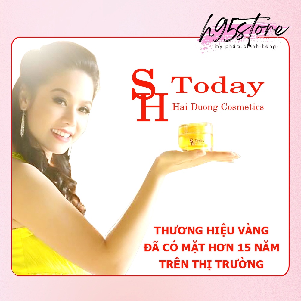 Kem SH Today dưỡng trắng da mặt ốc sên linh chi chống lão hóa nám tàn nhang