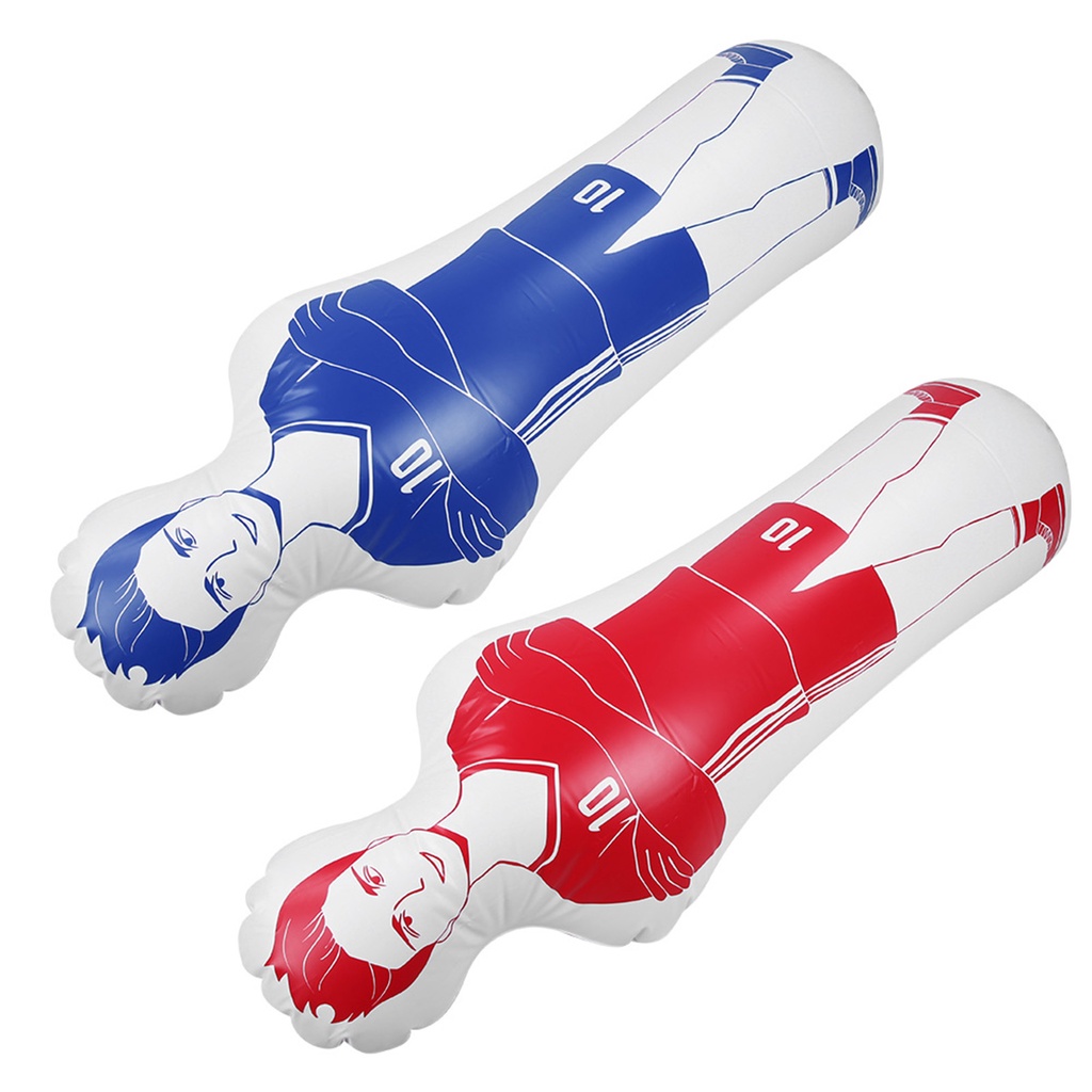 Có thể bán buôn Đào tạo bóng đá bơm hơi Dummy Tumbler Soccer 0,35m PVC Boxing Punching Bag 40x160cm Vermont055 Hàng giao ngay