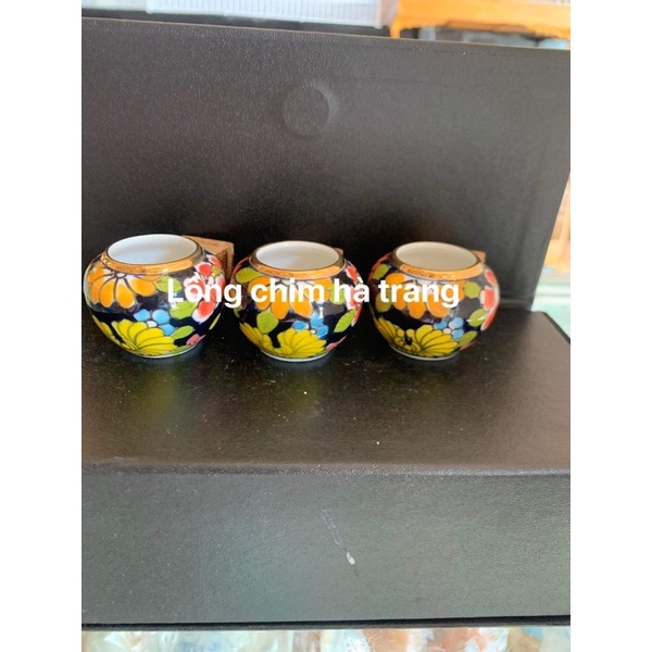 Cóng sứ hoa vẽ tay