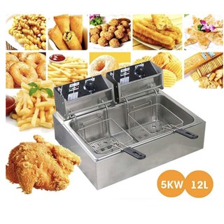 Bếp Điện Chiên Nhúng Thực Phẩm (Đơn 8L, Đôi 16L)