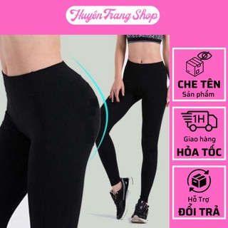 Quần legging nữ dáng dài cạp cao ôm bụng nâng mông co giãn 4 chiều