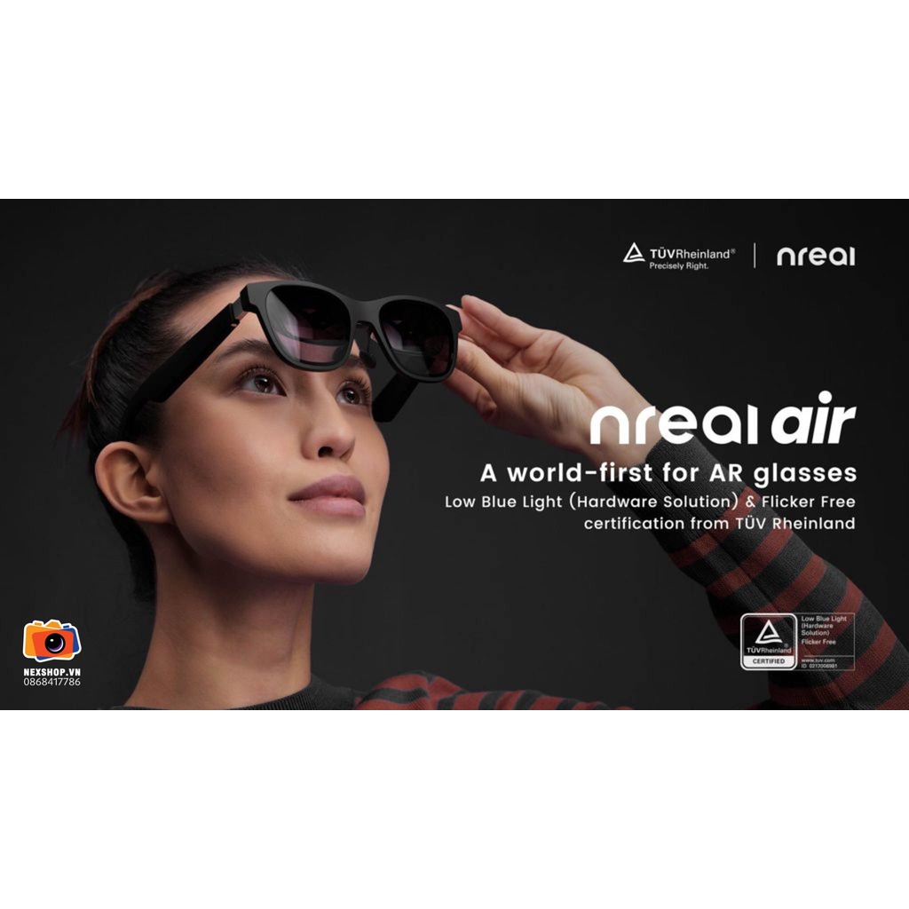 Nreal AIR Kính thực tế ảo kiêm màn hình siêu lớn | Hàng nhập Nhật