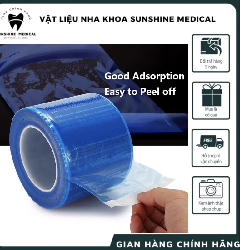 Băng dính vô khuẩn Băng dính chống lây nhiễm chéo, băng dính kháng khuẩn nha khoa