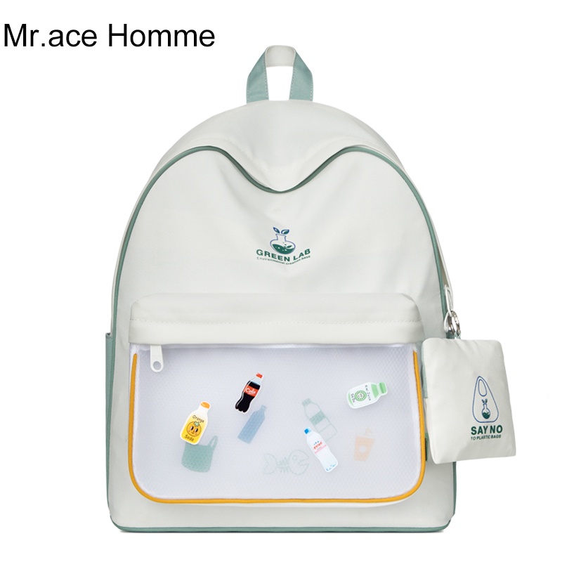 Mr. ace Homme EP Ba Lô Đi Học Đựng Laptop Sức Chứa Lớn Cho Nữ Sinh Trung Học #1