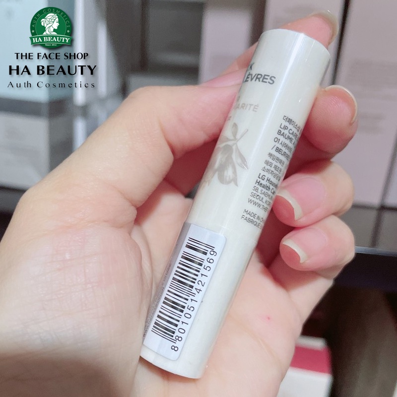Son dưỡng môi The Face Shop không màu Lip Care Cream 12g có 2 mùi Shea Buuter và Mango