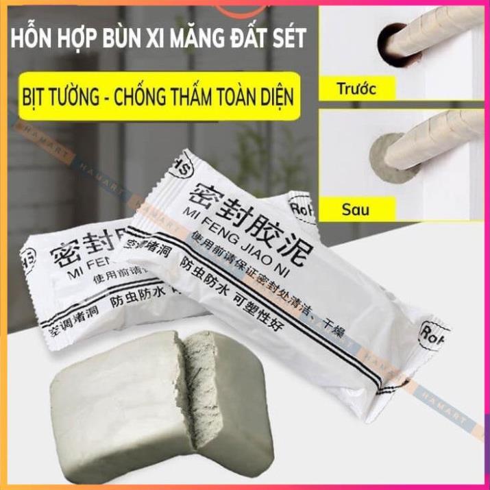 Keo Dán Lỗ Tường Bằng Xi Măng Dẻo Bịt Lỗ Điều Hoà, Đường Ống Nước Đa Năng 88332 Siêu Thị Giá Rẻ VP88