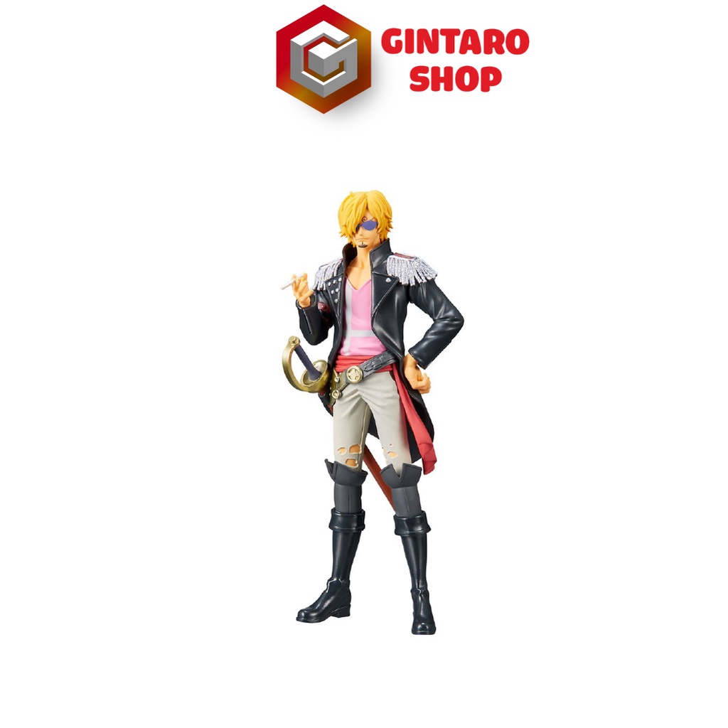 Mô hình Sanji FILM RED DXF The Grandline Men, Mô hình one piece Sanji chính hãng tem vàng chi tiết sắc nét Full Box