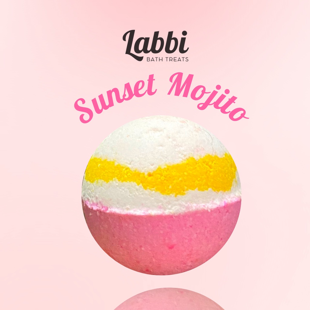 SUNSET MOJITO [Labbi] Bath bomb / Viên sủi bồn tắm / Bom tắm
