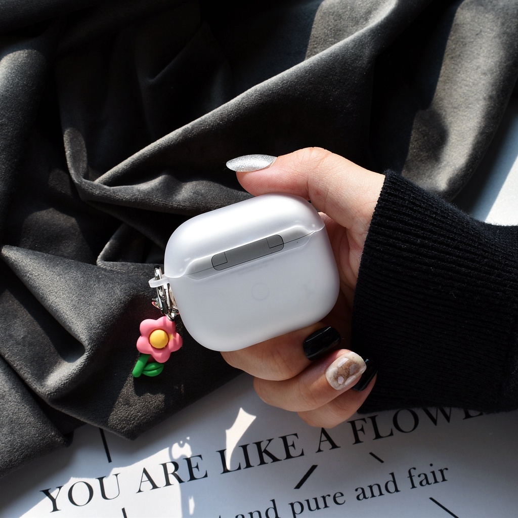 Vỏ Bảo Vệ Hộp Sạc Tai Nghe AirPods3 AirPodsPro2 2021 Họa Tiết Hoa Xinh Xắn Dễ Thương Ốp