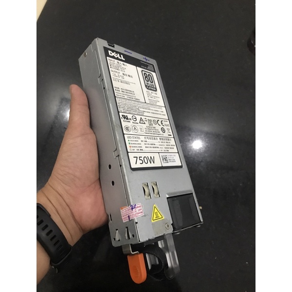 Nguồn del 12v 750w 80 plus platinum