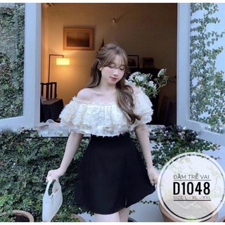 [ CHUBBY BIGSIZE ] ĐẦM TRỄ VAI TIỂU THƯ BIGSIZE
