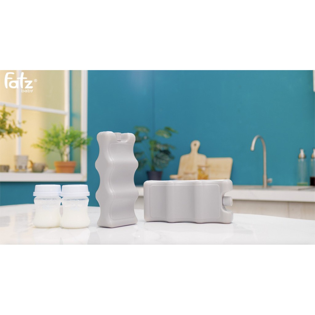 Set 2 thanh Đá khô Fatzbaby Frozen 1 giữ lạnh sữa mẹ/thức ăn dặm suốt 12 tiếng