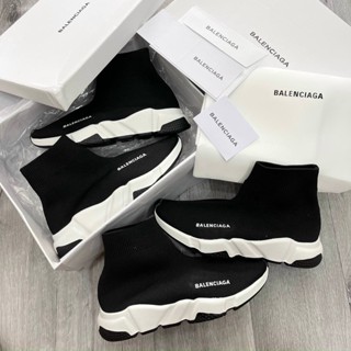 Giày Balen Speed đen cổ chun cao cấp. Hàng 11 full hộp trắng trung