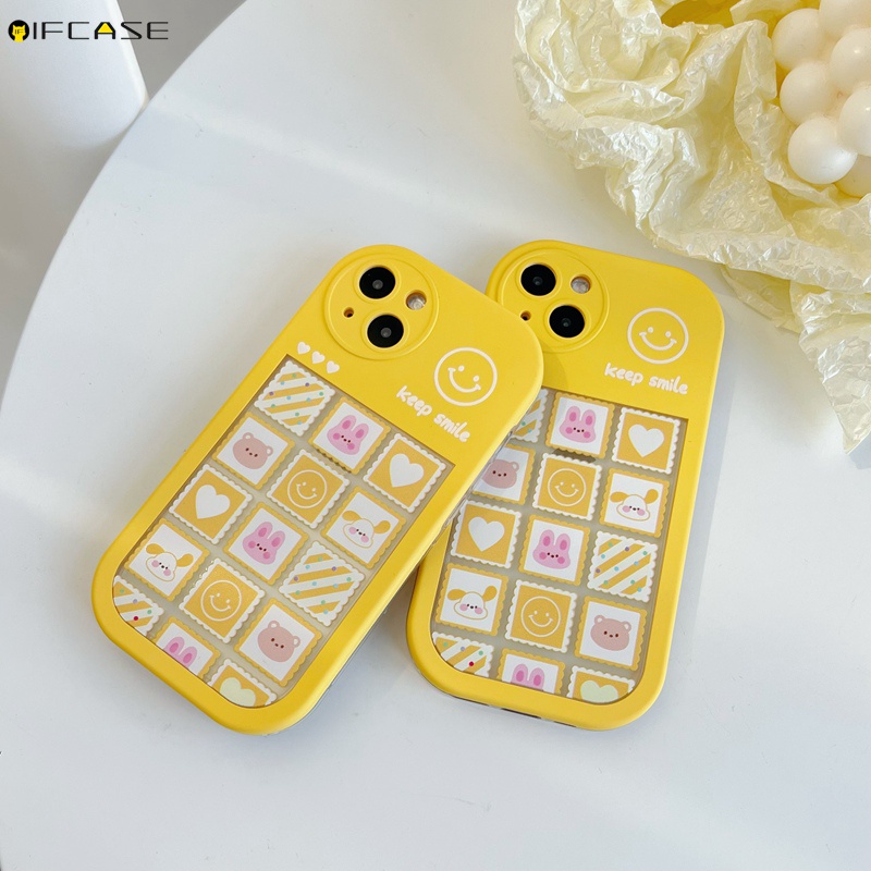 Ốp Điện Thoại Trong Suốt Chống Sốc In Họa Tiết Đơn Giản Cho iPhone 14 Plus 14 13 12 11 Pro Max XS Max XR X