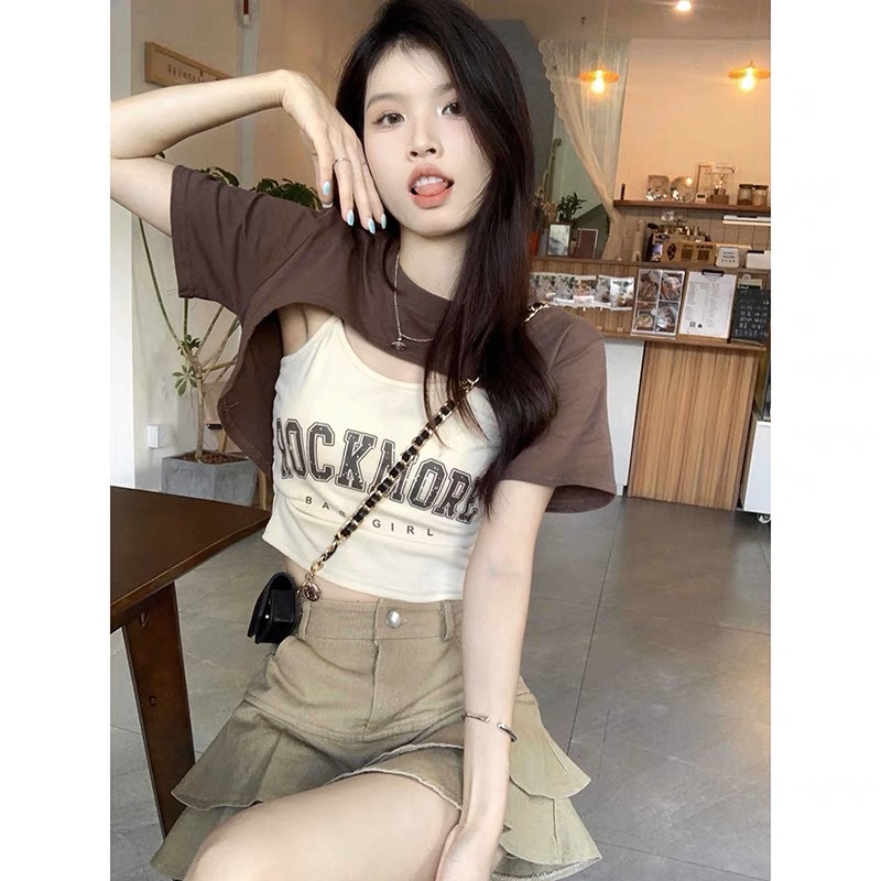 SÉT ÁO CROPTOP XINH HAI MÓN CỰC ĐẸP alohashop91