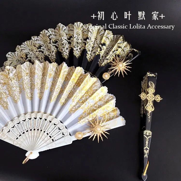 Quạt Xếp In Hình Truyện Tranh lolita Phong Cách Hoàng Cung Cổ Điển Châu Âu Đẹp Mắt Làm Đạo Cụ Truyện Tranh Tiệc Trà Tiệc Trà Đạo Cụ Tiệc Trà Truyện Tranh Thủ Công Cho Quạt Bữa Tiệc Trà Buổi Tối lolita 1008