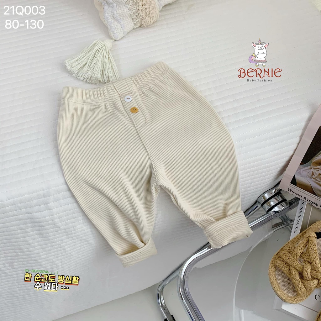 Quần dài nhung tăm cao cấp Bernie cho bé