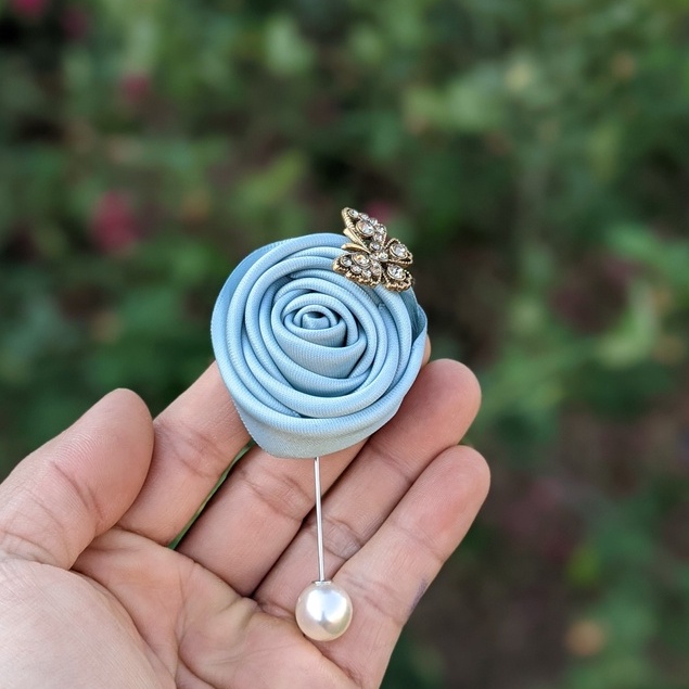 Hoa cài áo vest handmade cao cấp