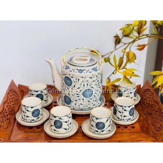 Bộ Ấm Tích Men Rạn Giả Cổ Cao Cấp