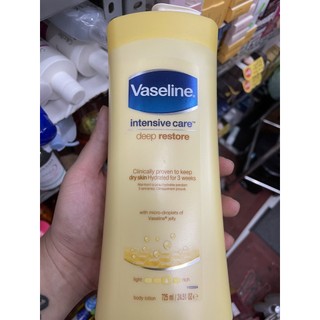 Sữa dưỡng thể vaseline body lotion - chai vàng 725ml