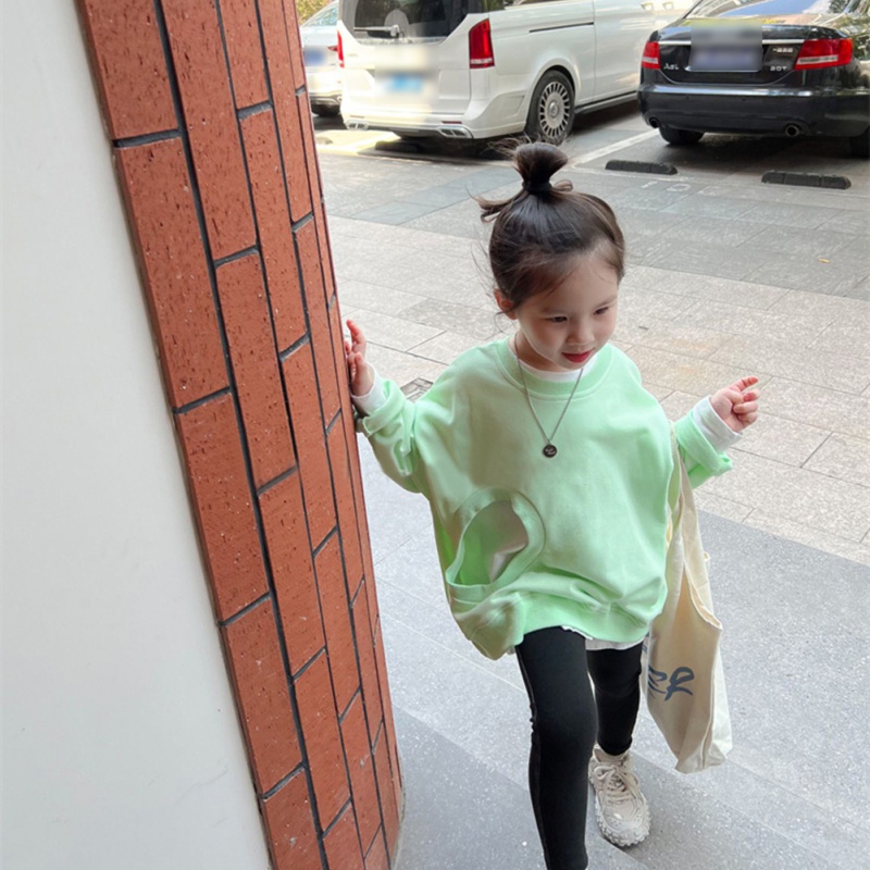 Quần Legging Lưng Cao Chất Liệu Dày Dặn Ấm Áp Thời Trang Cho Bé Gái