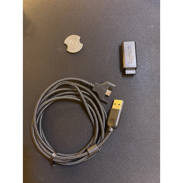 Cục tạ 10g, đầu thu receiver, adapter, dây sạc cho chuột Gaming G703 G403 G Pro logitech chính hãng