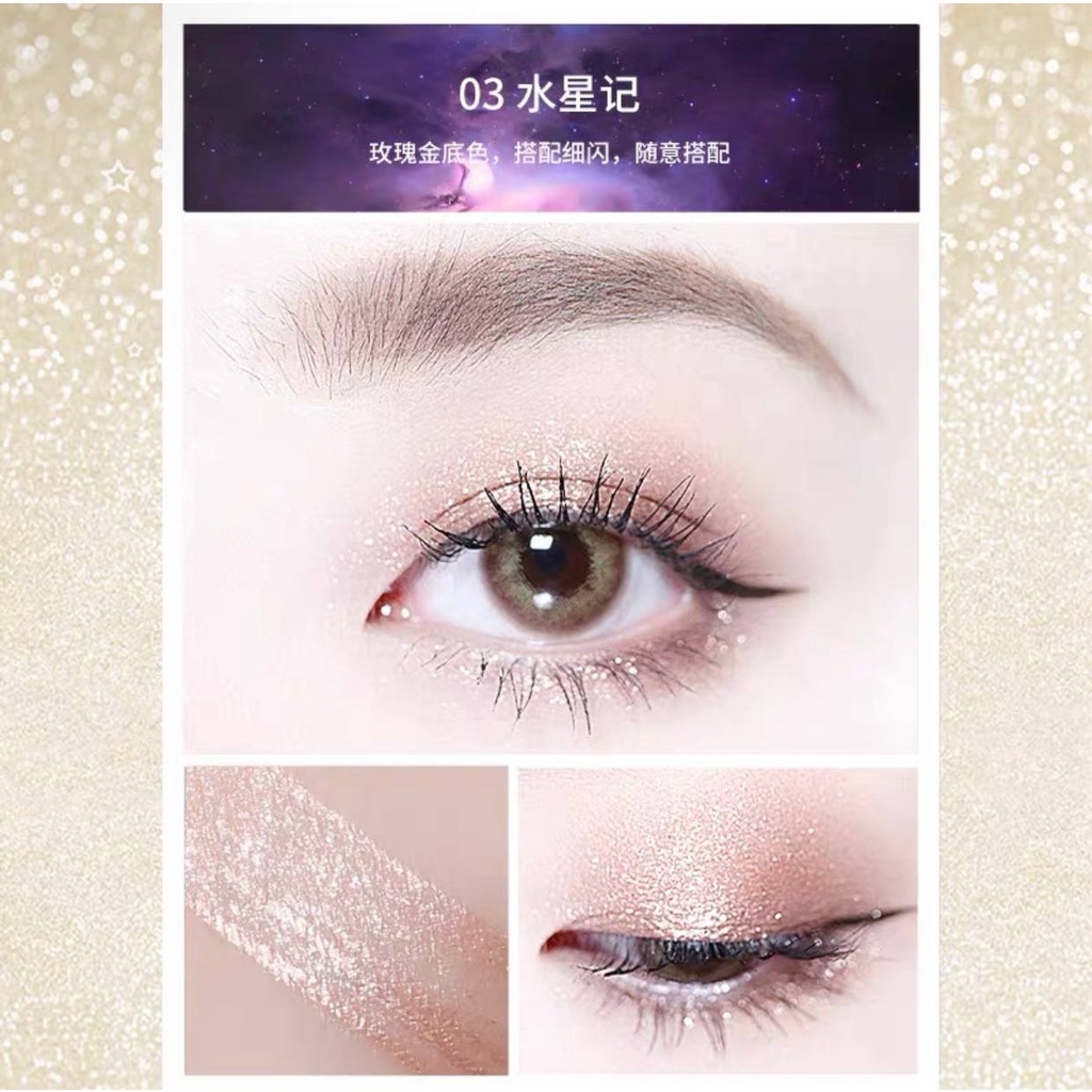 Phấn mắt, nhũ mắt dạng lỏng trang điểm làm đôi mắt sáng lấp lánh Zuzu