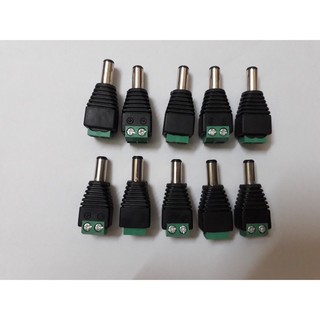 Jack DC đực vặn ốc,giắc nối nguồn camera