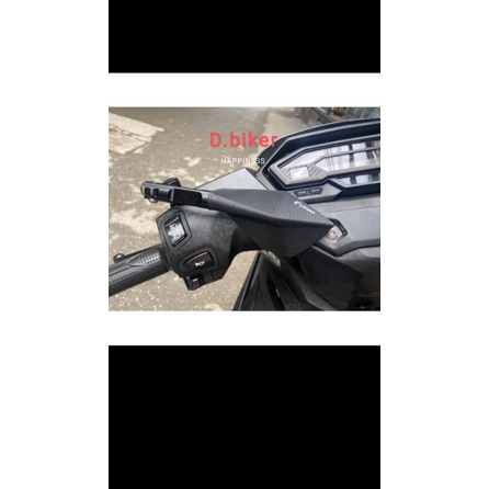 Gương gập rizoma 5 cạnh Trái + 1 Ốc TITAN GR5 Chân gương lắp bên phải tặng kèm 3 lục giác và ốc 10 ngược