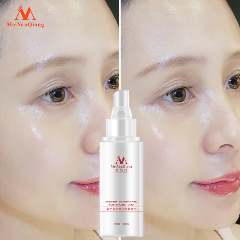 Nước Hoa Hồng MeiYanQiong Tinh Chất Bơ Hạt Mỡ Axit Hyaluronic Dưỡng Ẩm Làm Trắng Da 100ml