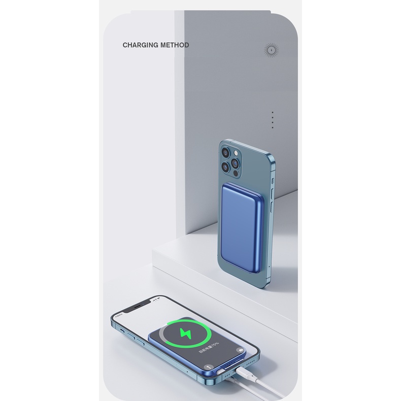 Pin dự phòng không dây đầu vào & đầu ra kép YOOBAO 15W