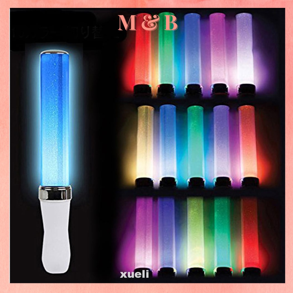 Đèn LED 15 màu lightstick glow, que phát sáng thanh dạng chong chóng dạ quang phát sáng nhiều màu sắc