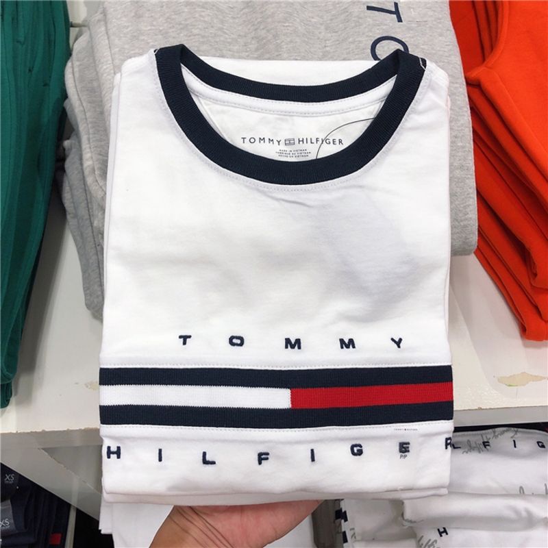 Áo thun cổ tròn Chính Hãng Tommy essential tShirt