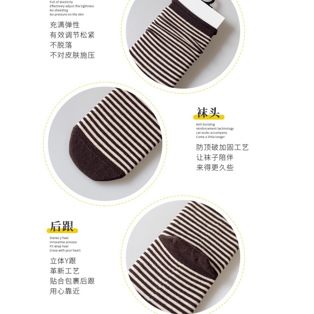 Vớ Cotton Họa Tiết Chấm Bi Phong Cách Retro D772